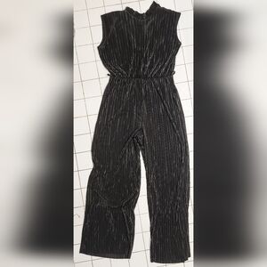 Boohoo Black Wide Leg Jumpsuit